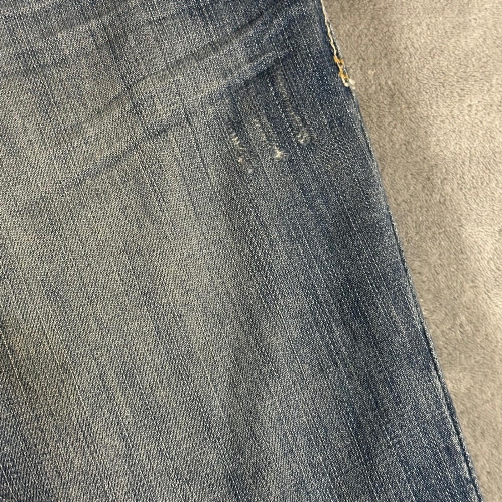 Affliction Los Angeles Cooper Relaxed Fit Jeans Mens 36x34 Blue Distressed Y2K - Picture 9 of 16